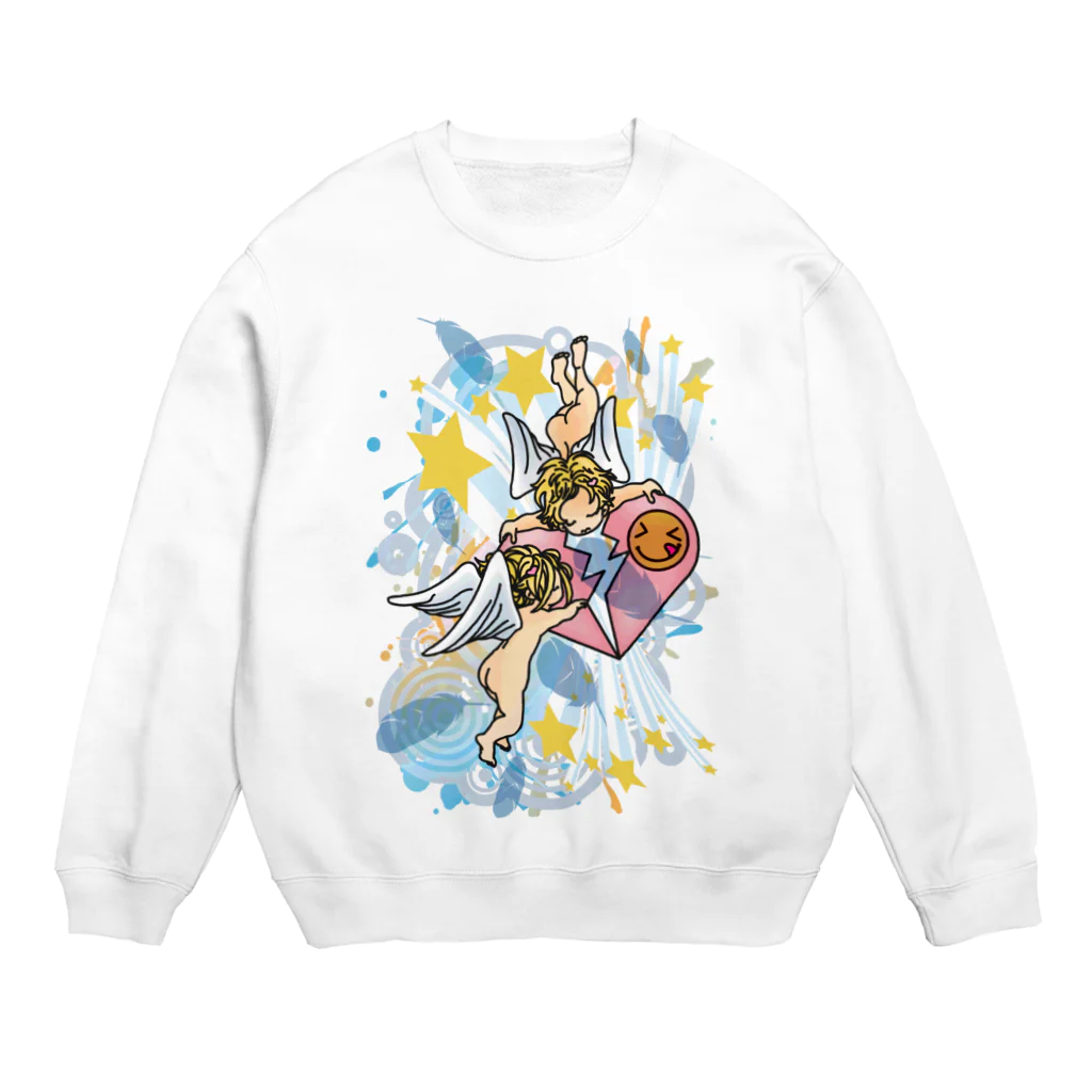 AURA_HYSTERICAのAngelic_Impact Crew Neck Sweatshirt