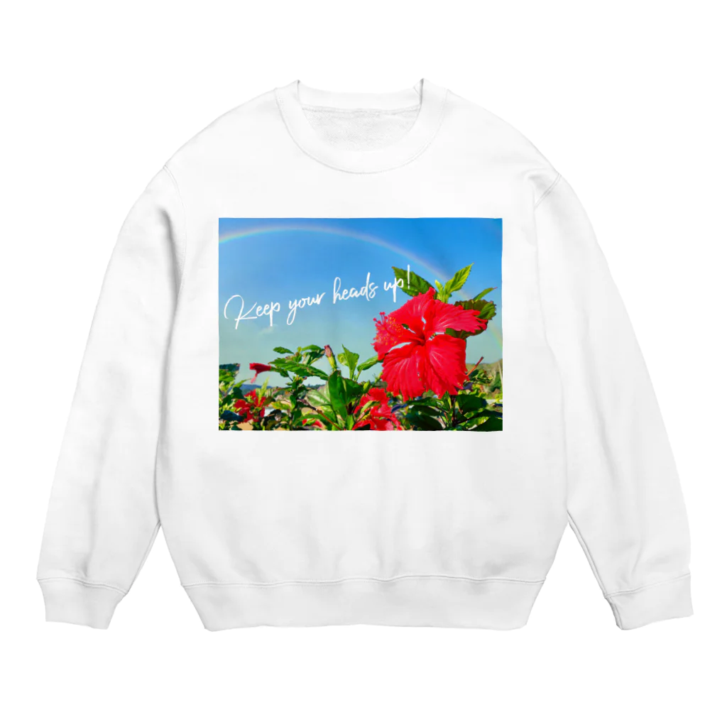 mizuphoto galleryのKeep your head up. Crew Neck Sweatshirt