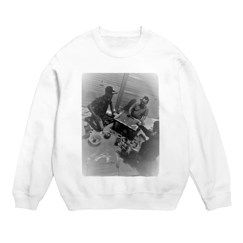 TENSHONの賭博親父 Crew Neck Sweatshirt