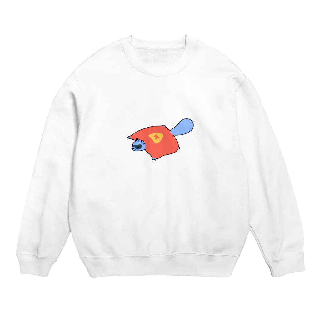 なかののスーパーモモンガ Crew Neck Sweatshirt