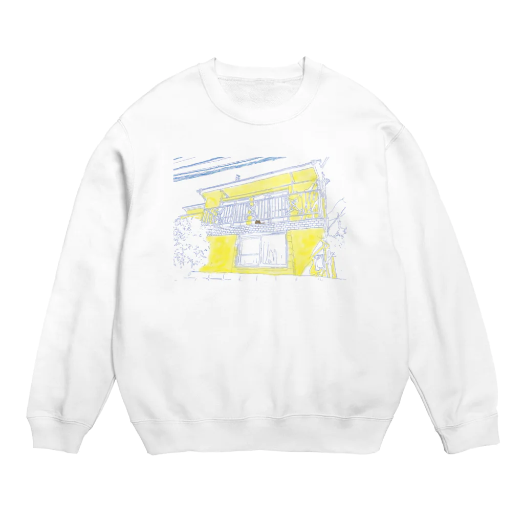 SHANの『しゃんと牛乳』 イラストシリーズ Crew Neck Sweatshirt