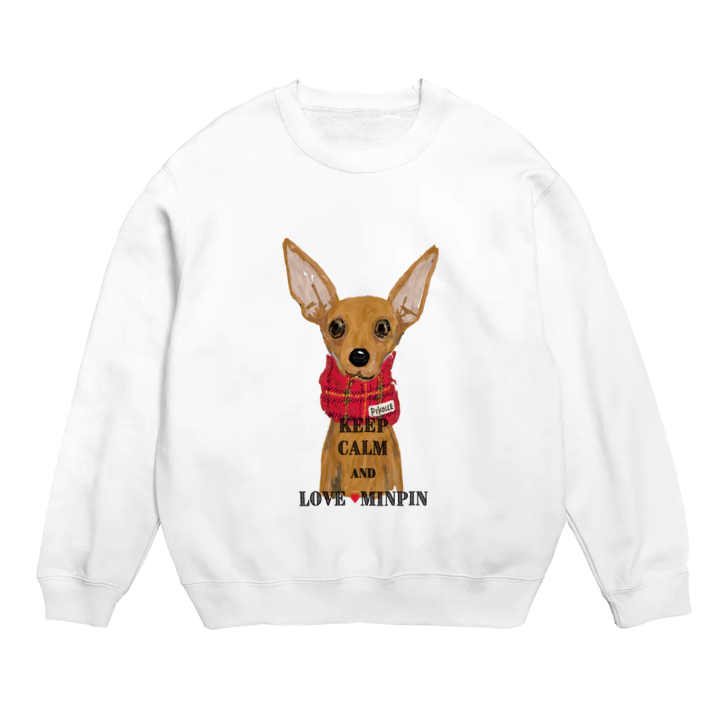 PiKOLLEのKEEP CALM and LOVE MINPIN スウェット