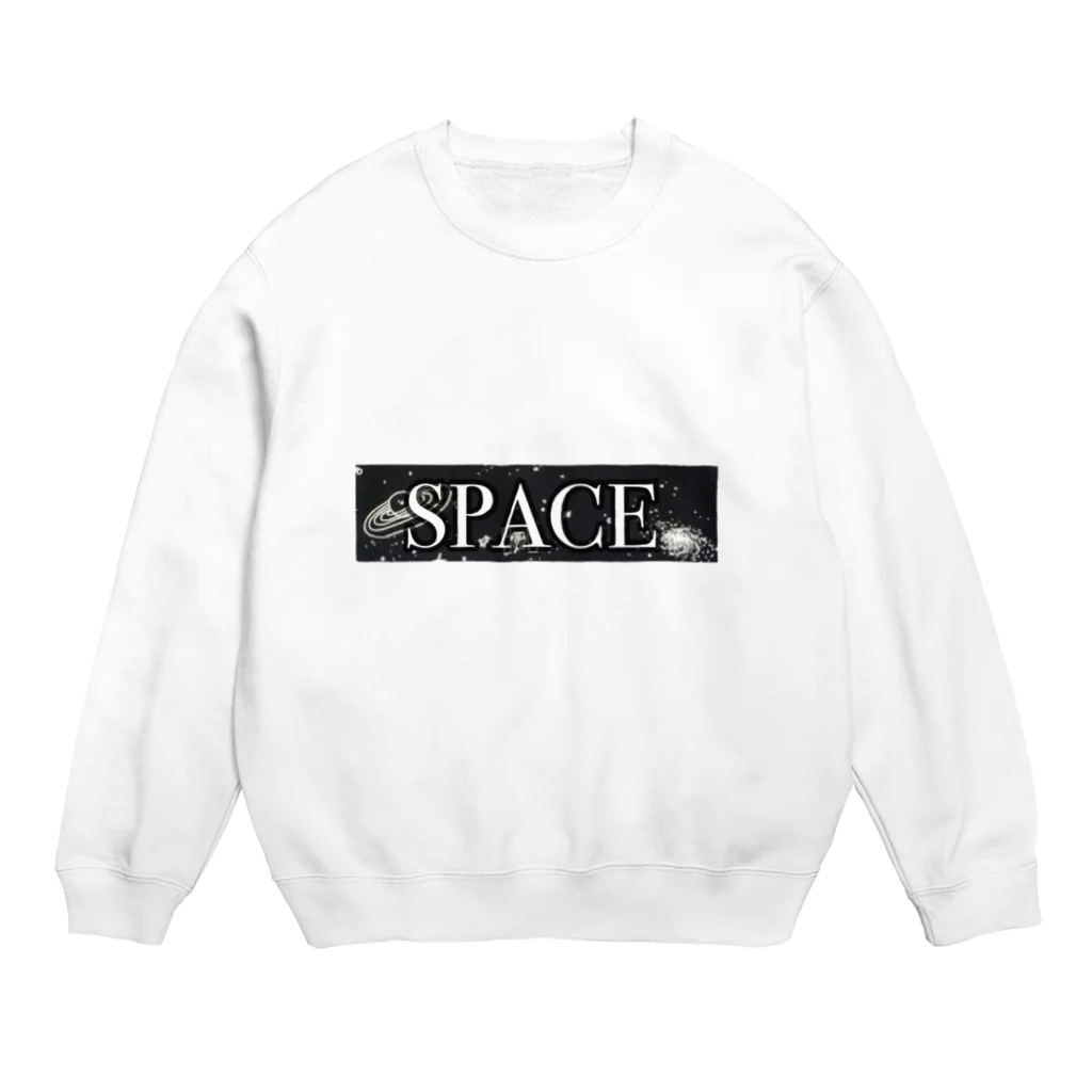 ♡trendy-girl♡のボックスロゴ[SPACE] Crew Neck Sweatshirt