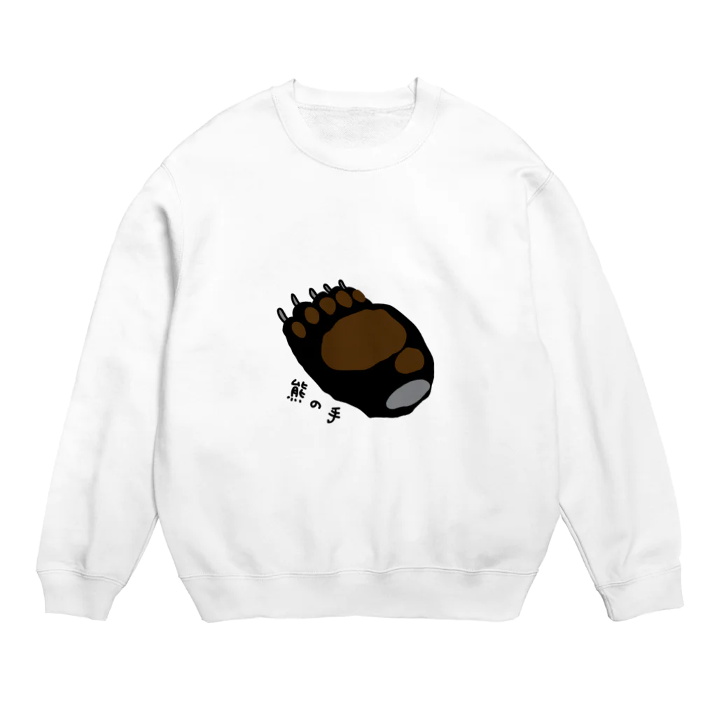 PokuStarの熊の手 Crew Neck Sweatshirt