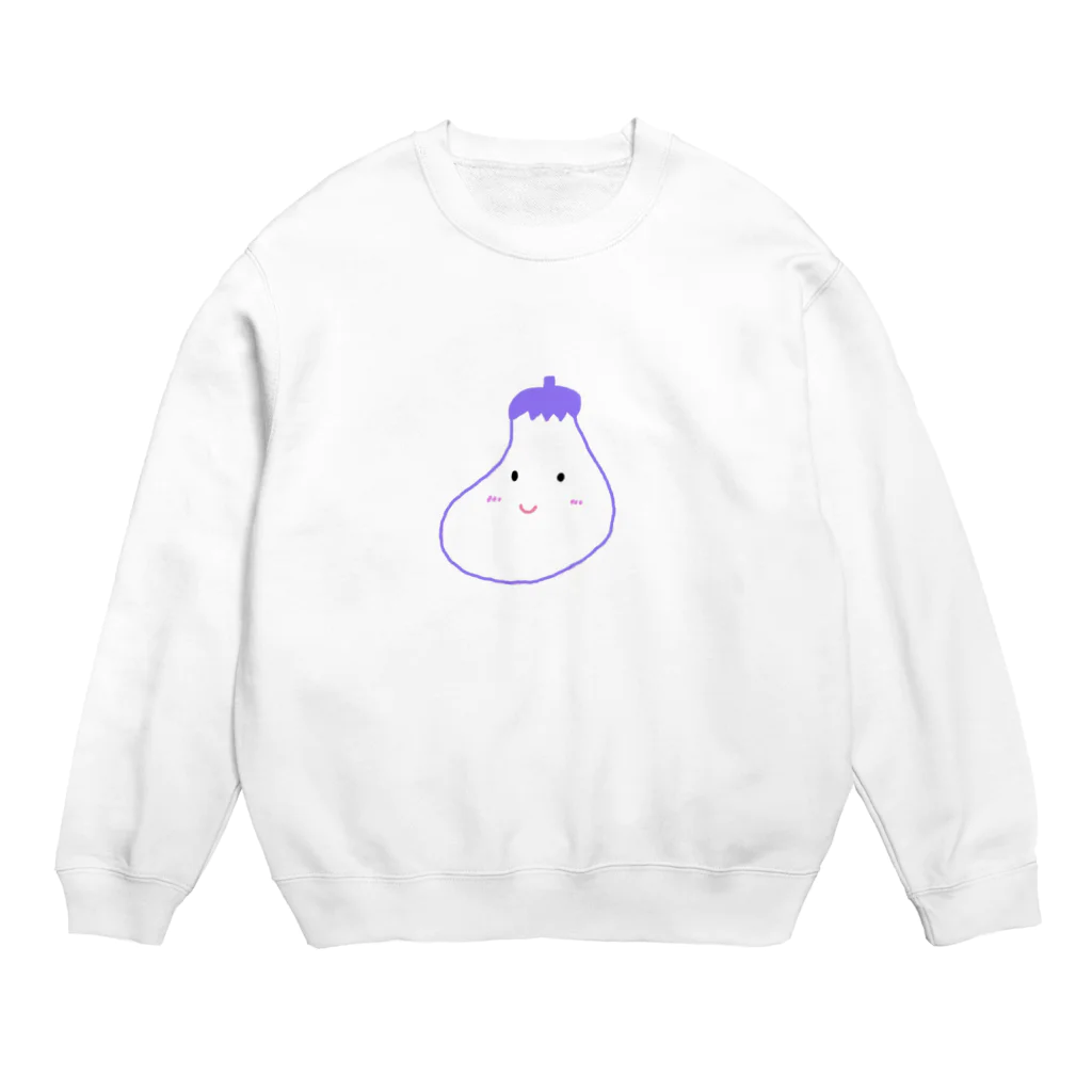 PAINTのなすくん Crew Neck Sweatshirt