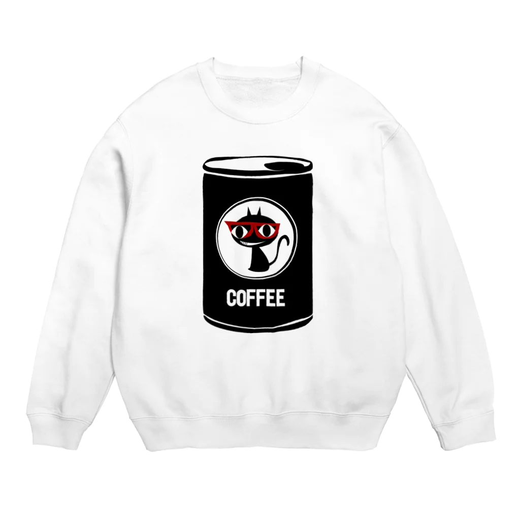 キャッティ（オフィシャル）ネコ好き集まれ!!の大好きな缶コーヒー＝僕 Crew Neck Sweatshirt