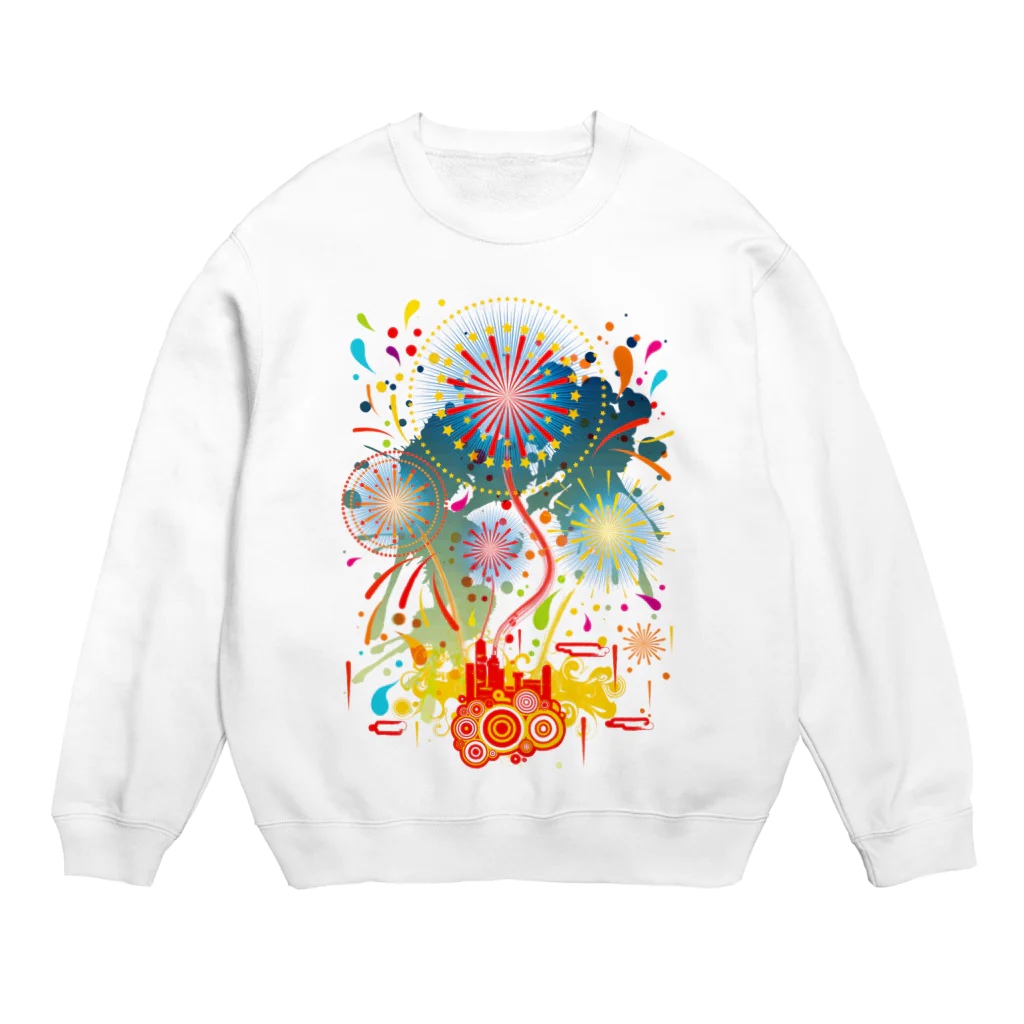 AURA_HYSTERICAのFireworks Crew Neck Sweatshirt