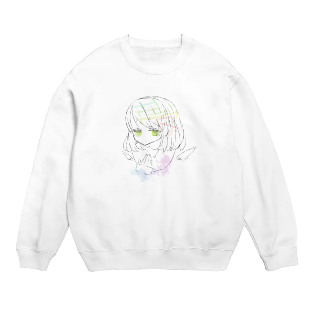 霙音さらさのしょうじょのゆめ Crew Neck Sweatshirt