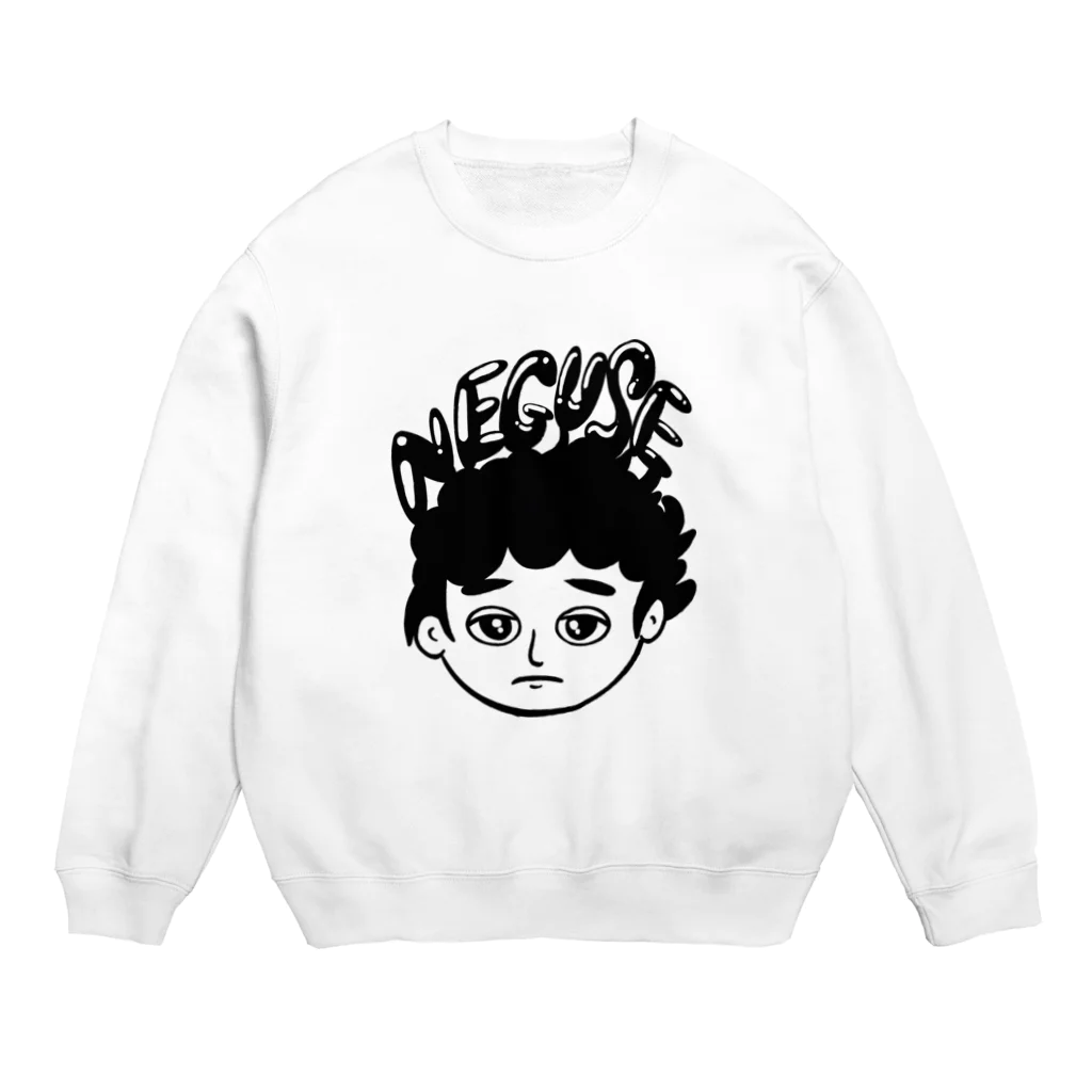 スロータイプ書店 Slowtype BooksのNEGUSE ねぐせ 099 Crew Neck Sweatshirt