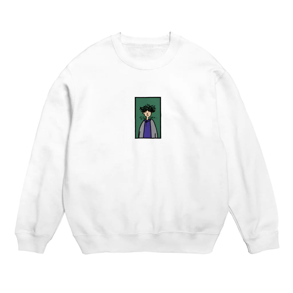 ZUSHIMARUの寝癖ボーイ Crew Neck Sweatshirt