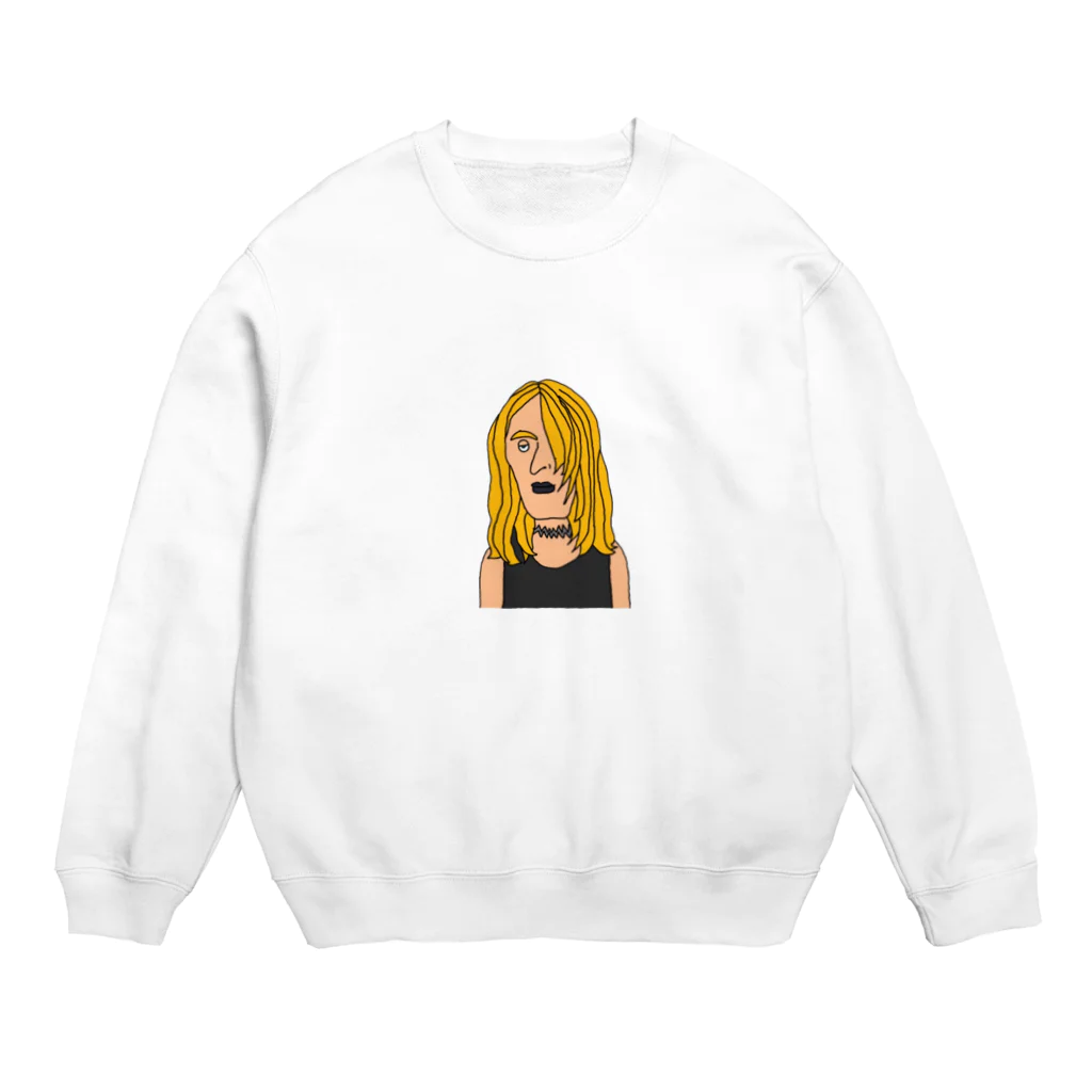 やめごんの世界はロックンロールだぜ！ Crew Neck Sweatshirt