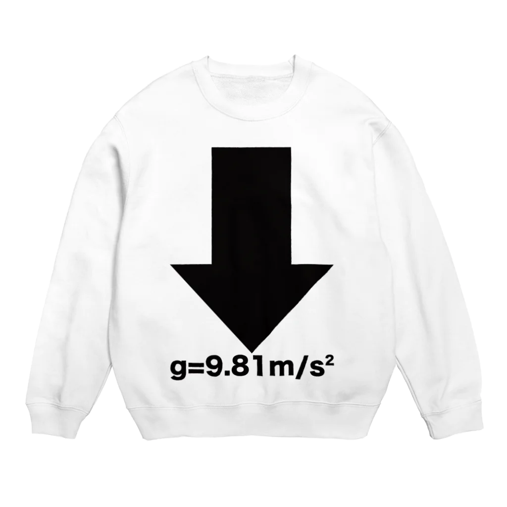 AURA_HYSTERICAのEarth's_Gravity Crew Neck Sweatshirt