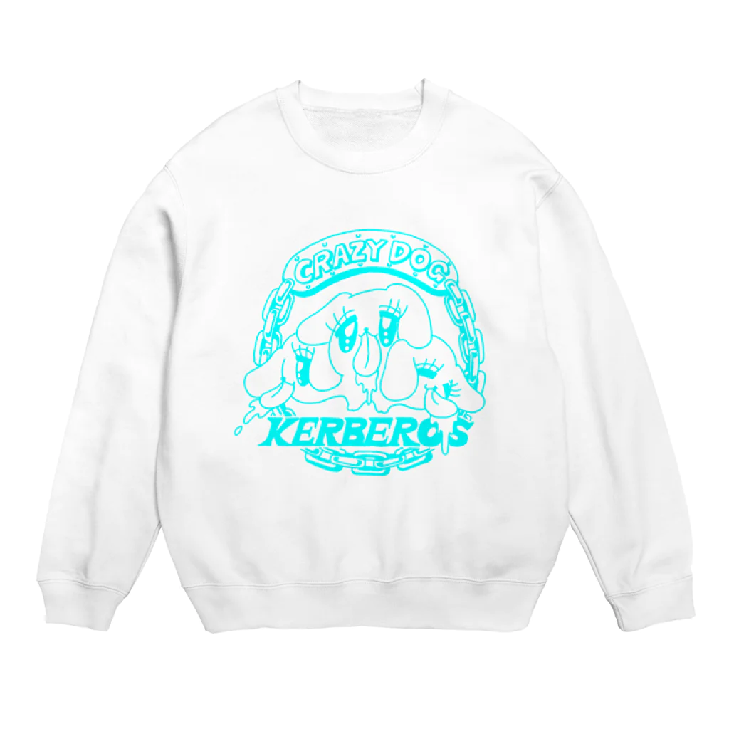 naminaのケルベロスばか犬[水色] Crew Neck Sweatshirt