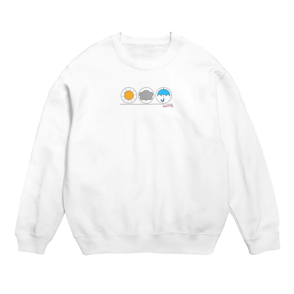 空風屋の気持ち天気 Crew Neck Sweatshirt