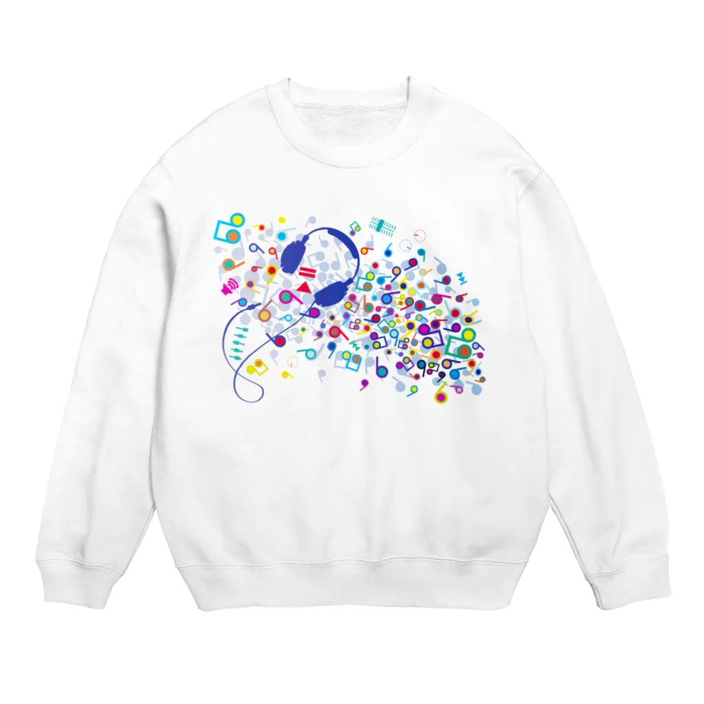 AURA_HYSTERICAのEZ_Listening Crew Neck Sweatshirt