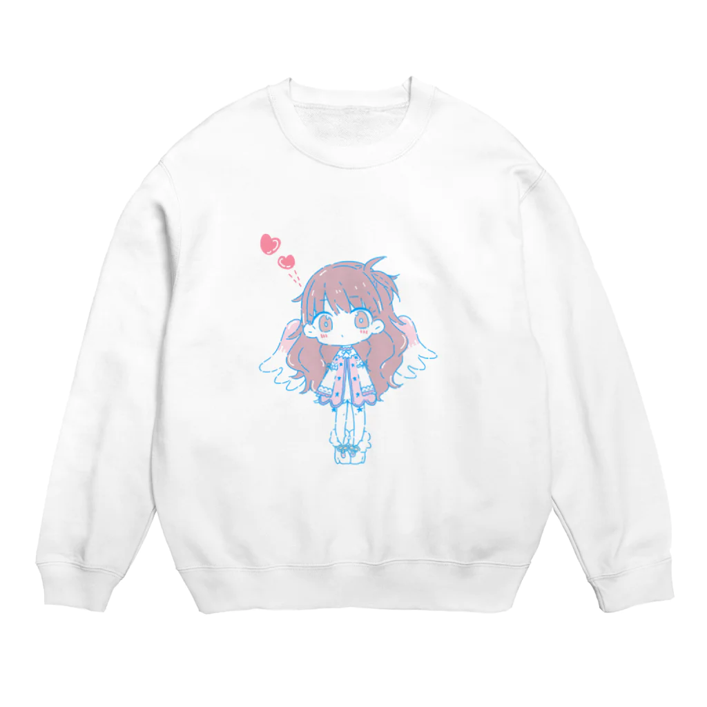 🌾の天使ちゃん Crew Neck Sweatshirt