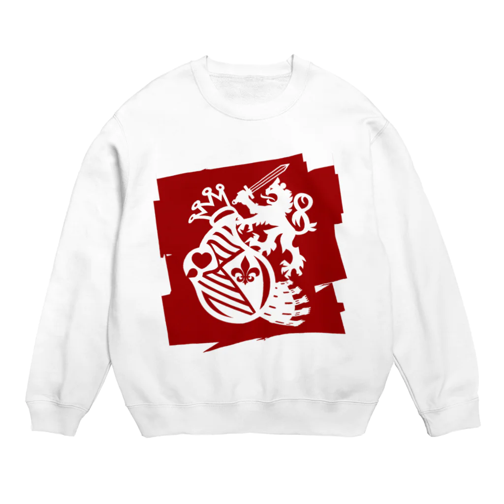 AURA_HYSTERICAのLION_HEART Crew Neck Sweatshirt