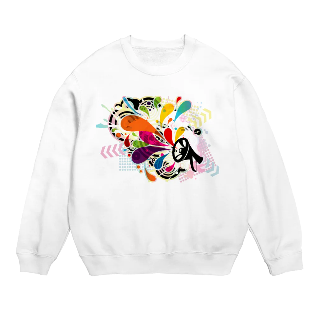 AURA_HYSTERICAのMEGAPHONE Crew Neck Sweatshirt