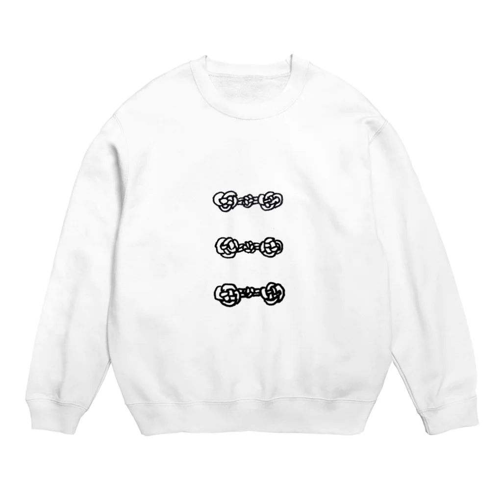 れんのチャイナボタン Crew Neck Sweatshirt