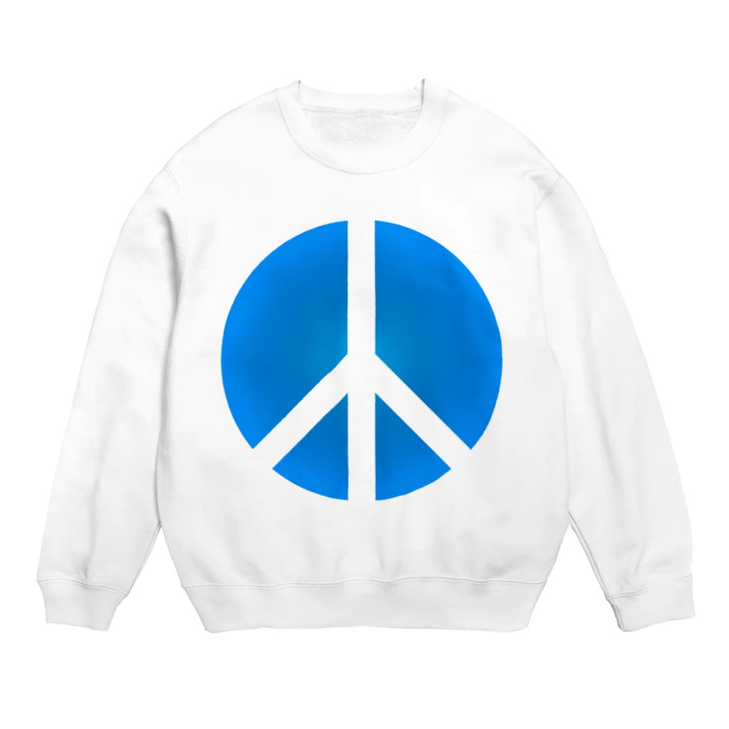 AURA_HYSTERICAのPeace_Symbol Crew Neck Sweatshirt