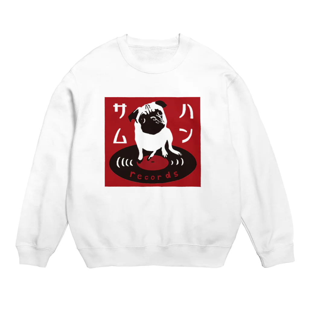 ハンサムレコーズ（湘南レコーズ）のハンサムレコード公式ロゴ Crew Neck Sweatshirt