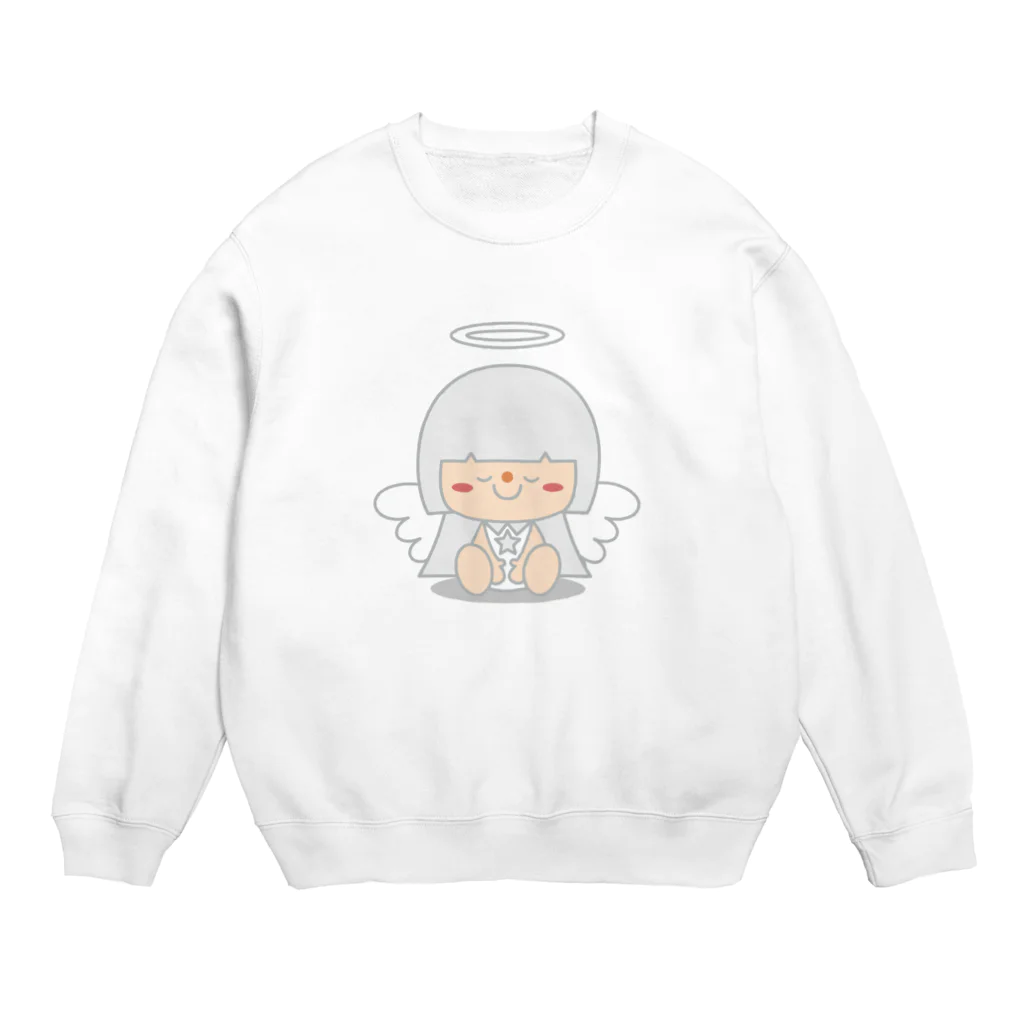 rainbow7の大天使ガブリエルちゃん Crew Neck Sweatshirt