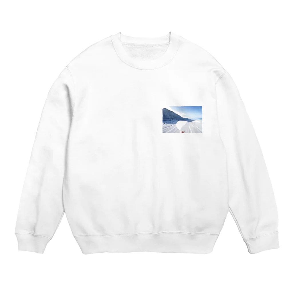 Island escape. のheart ballon. Crew Neck Sweatshirt