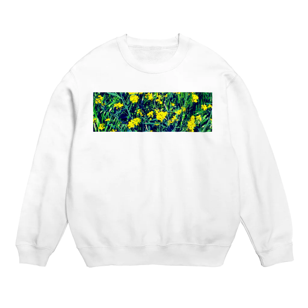 鶏肉屋のお花 Crew Neck Sweatshirt