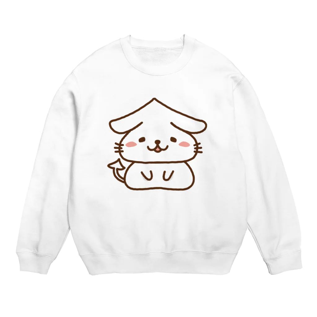 トムトムプリンのいかねこ Crew Neck Sweatshirt