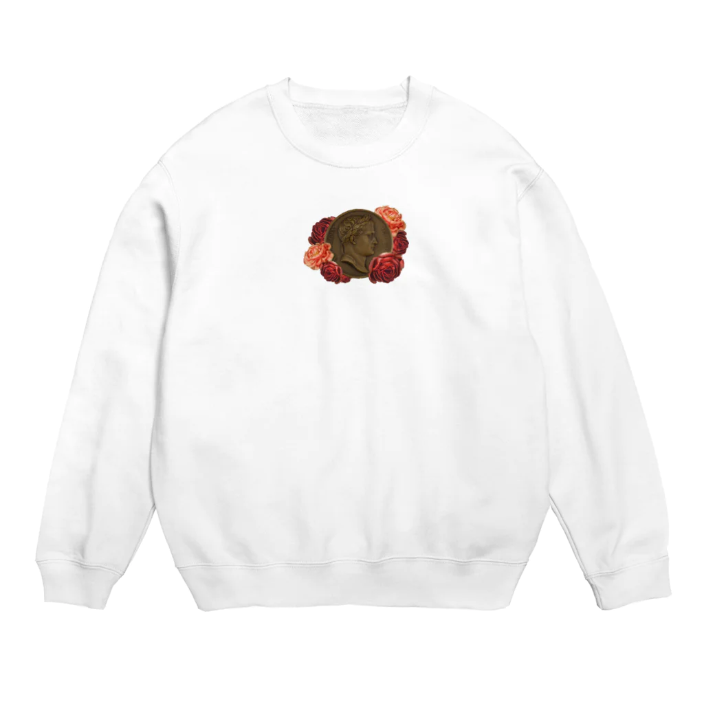 HANDSOMEのコインとバラのモダンな関係 Crew Neck Sweatshirt