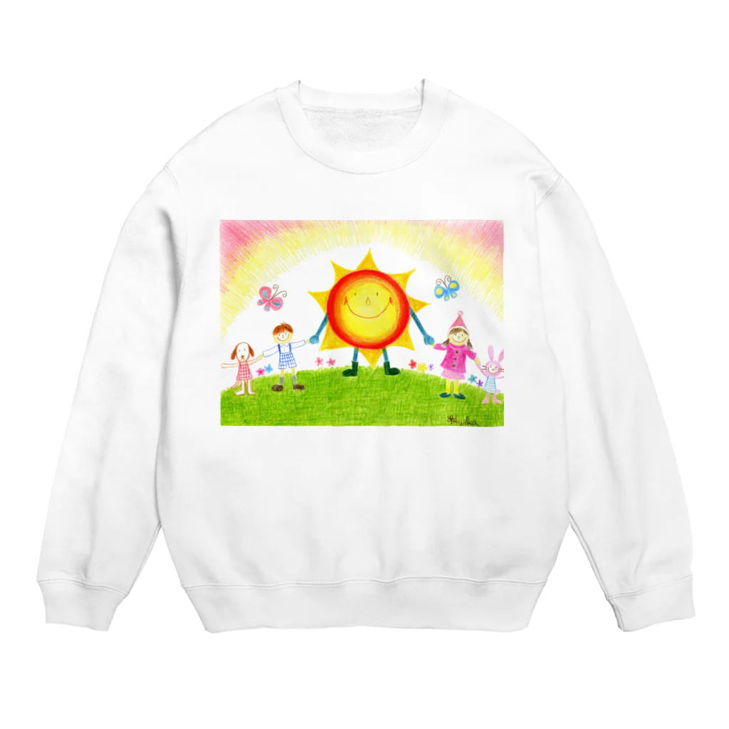 littletrianglesの太陽の子Sunny Crew Neck Sweatshirt