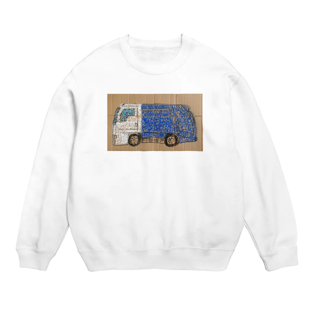 asanosのごみ収集車 Crew Neck Sweatshirt