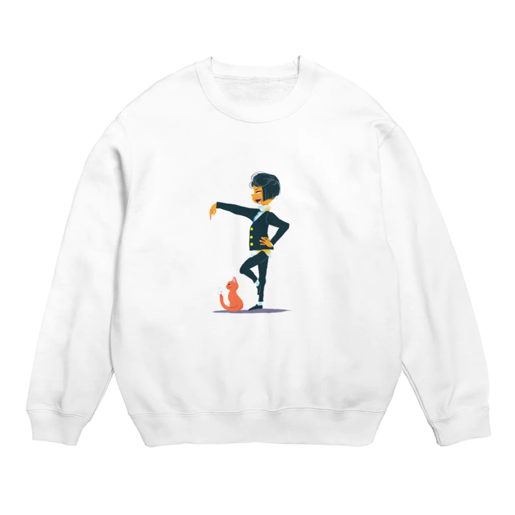 マダラメビルヂングのあやまりなさい！ Crew Neck Sweatshirt