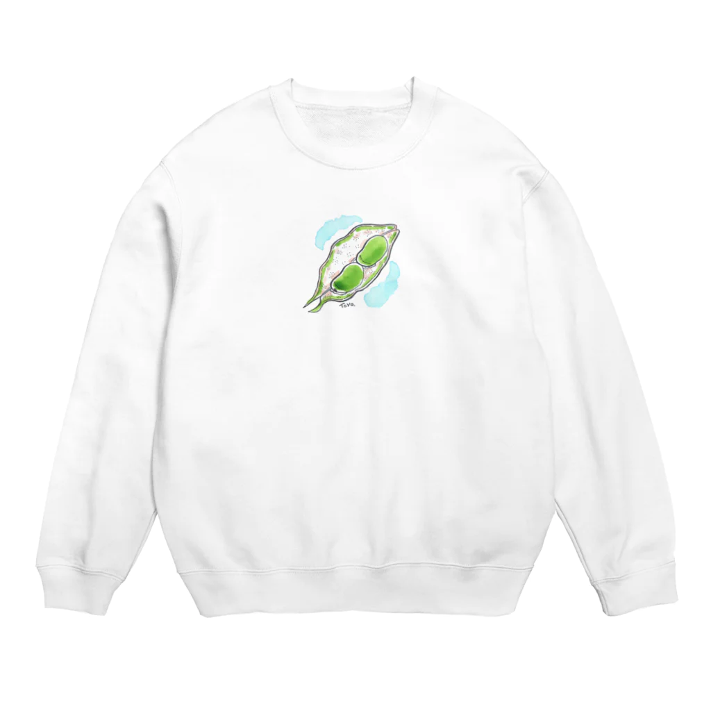 とよだ 時【ゆうもぁ-と】のソラマメ Crew Neck Sweatshirt