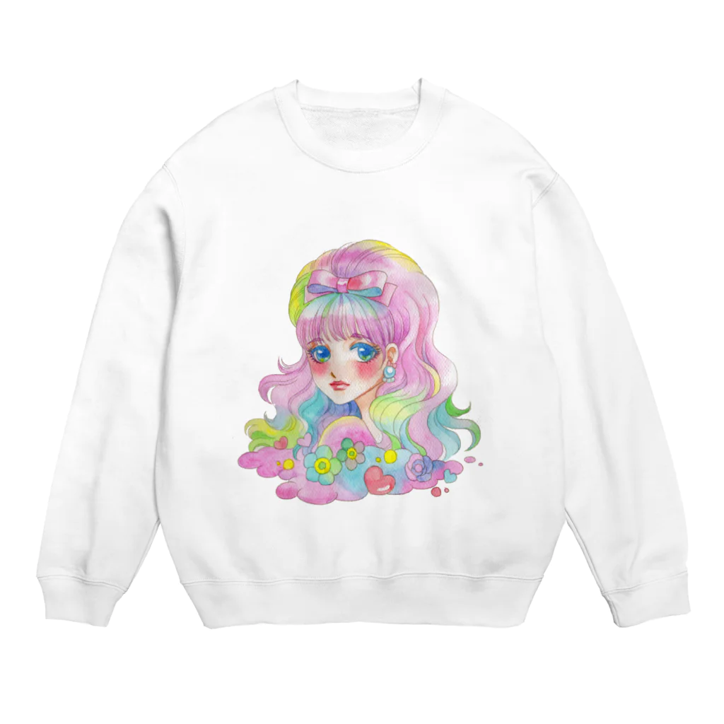 白ふくろう舎のなないろドールＡ Crew Neck Sweatshirt