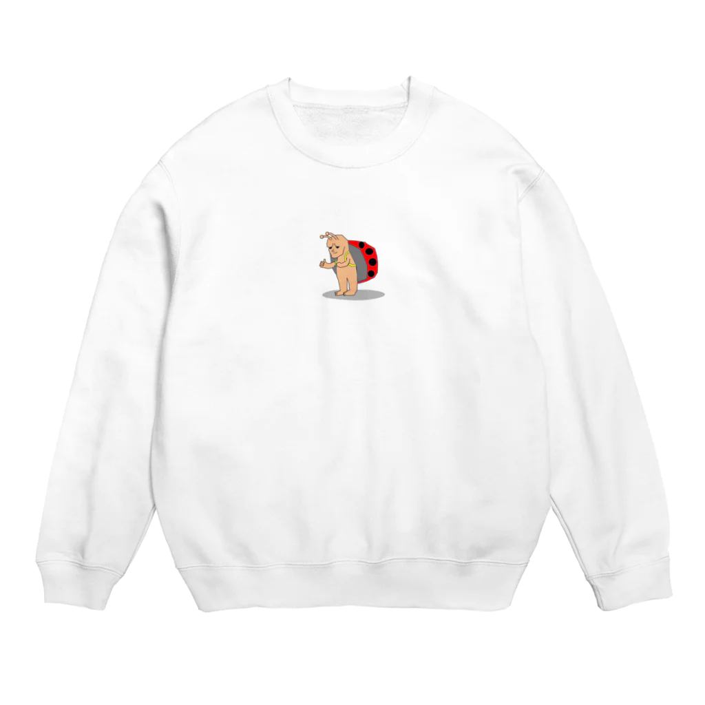 madara432のどうみても天道虫　ひとり Crew Neck Sweatshirt