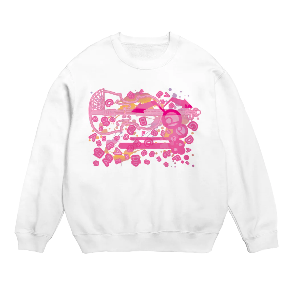 AURA_HYSTERICAのColour_Me_Pop Crew Neck Sweatshirt