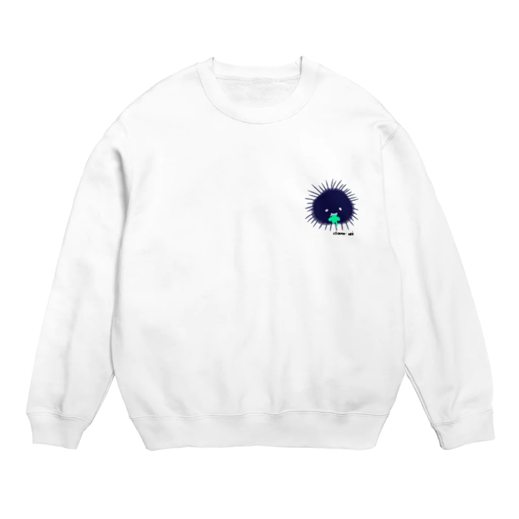 おもち屋さんのクローバーうに Crew Neck Sweatshirt