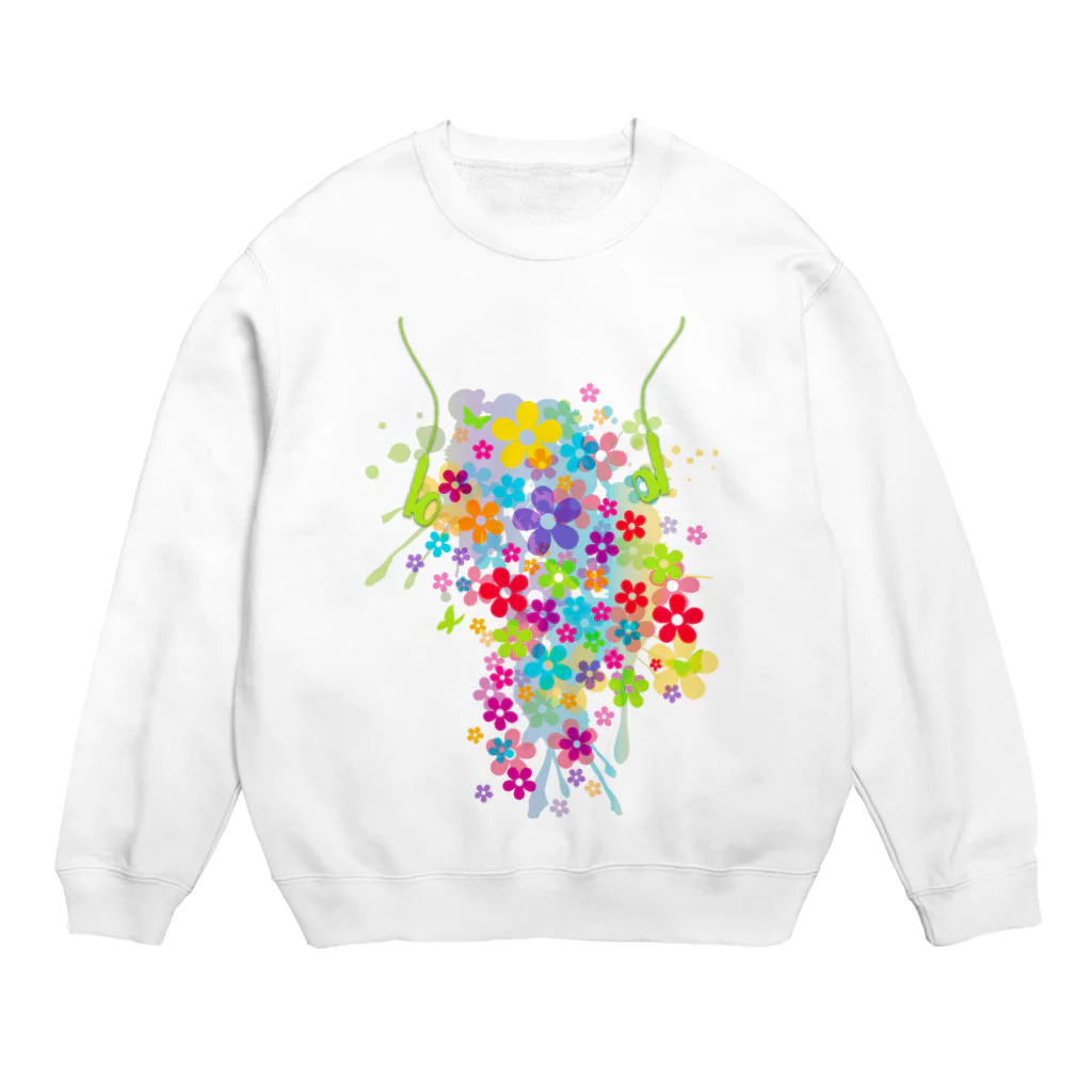 AURA_HYSTERICAのBlossom_Breeze Crew Neck Sweatshirt