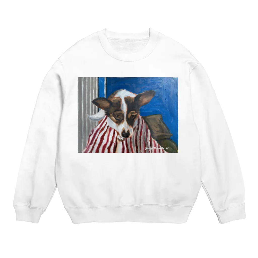 Yuina Trundleのボニーの絵 bonnie painting  Crew Neck Sweatshirt