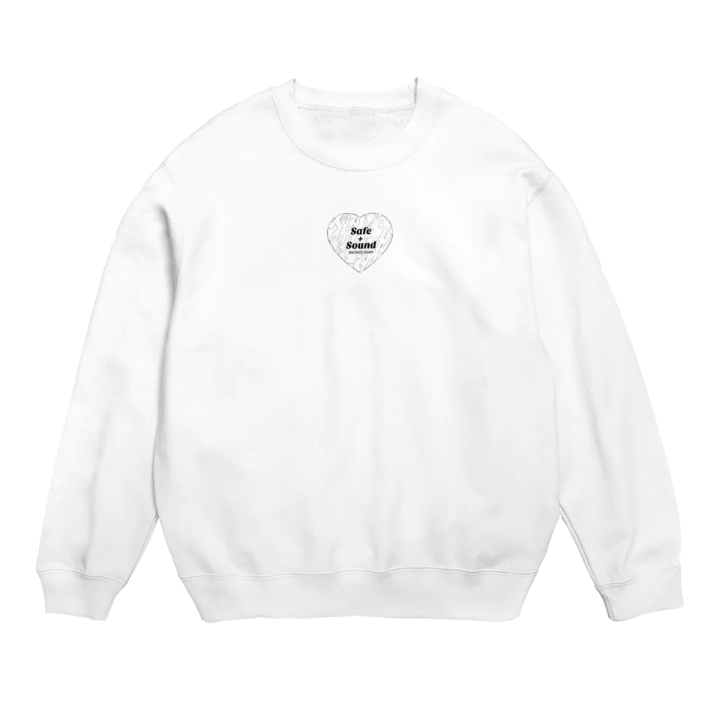 BADASSCREAMのSafe + Sound Crew Neck Sweatshirt