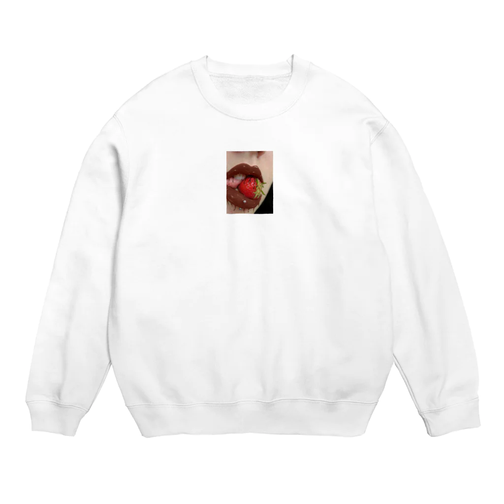 sweetgのチョコリップ Crew Neck Sweatshirt