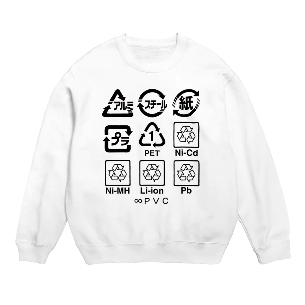 AURA_HYSTERICAのRecycle Crew Neck Sweatshirt