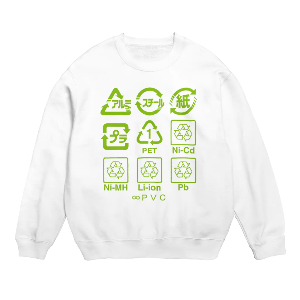 AURA_HYSTERICAのRecycle Crew Neck Sweatshirt