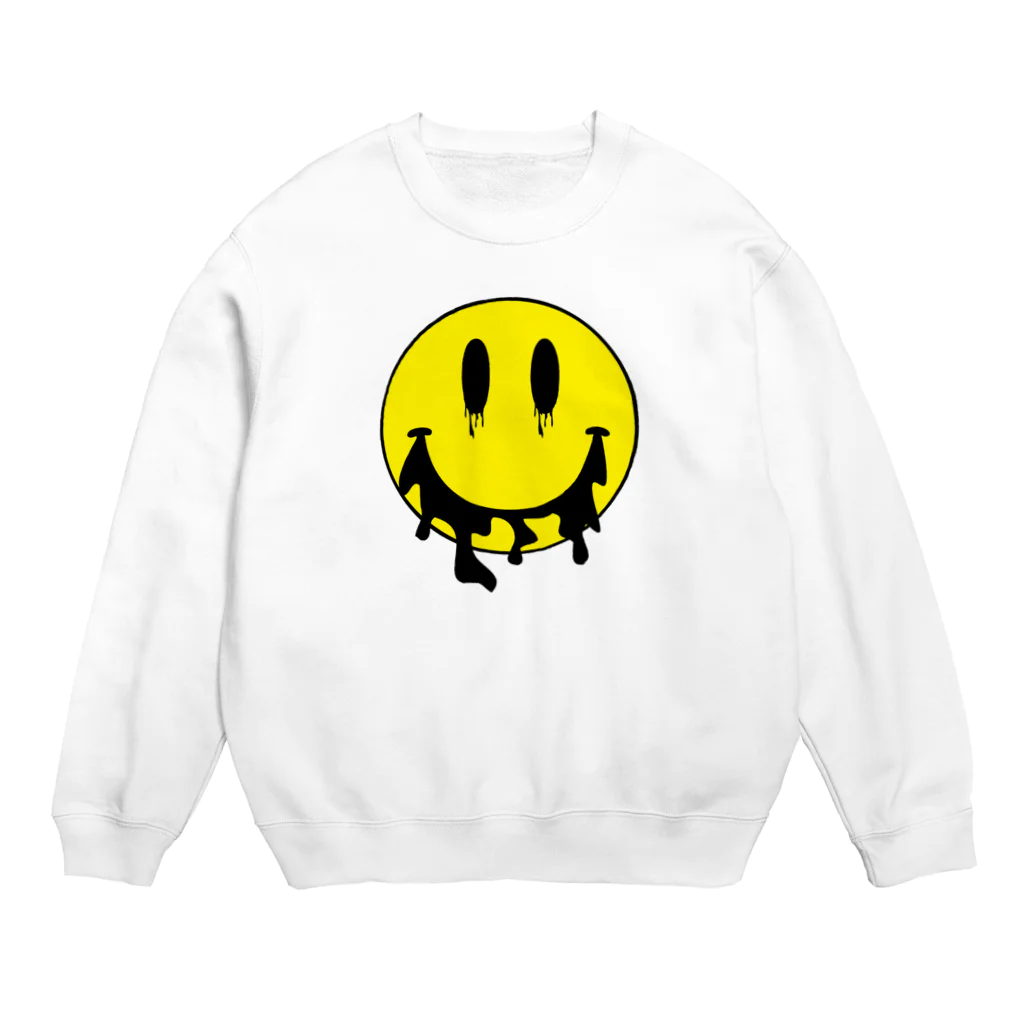 handsupのどろスマイル Crew Neck Sweatshirt