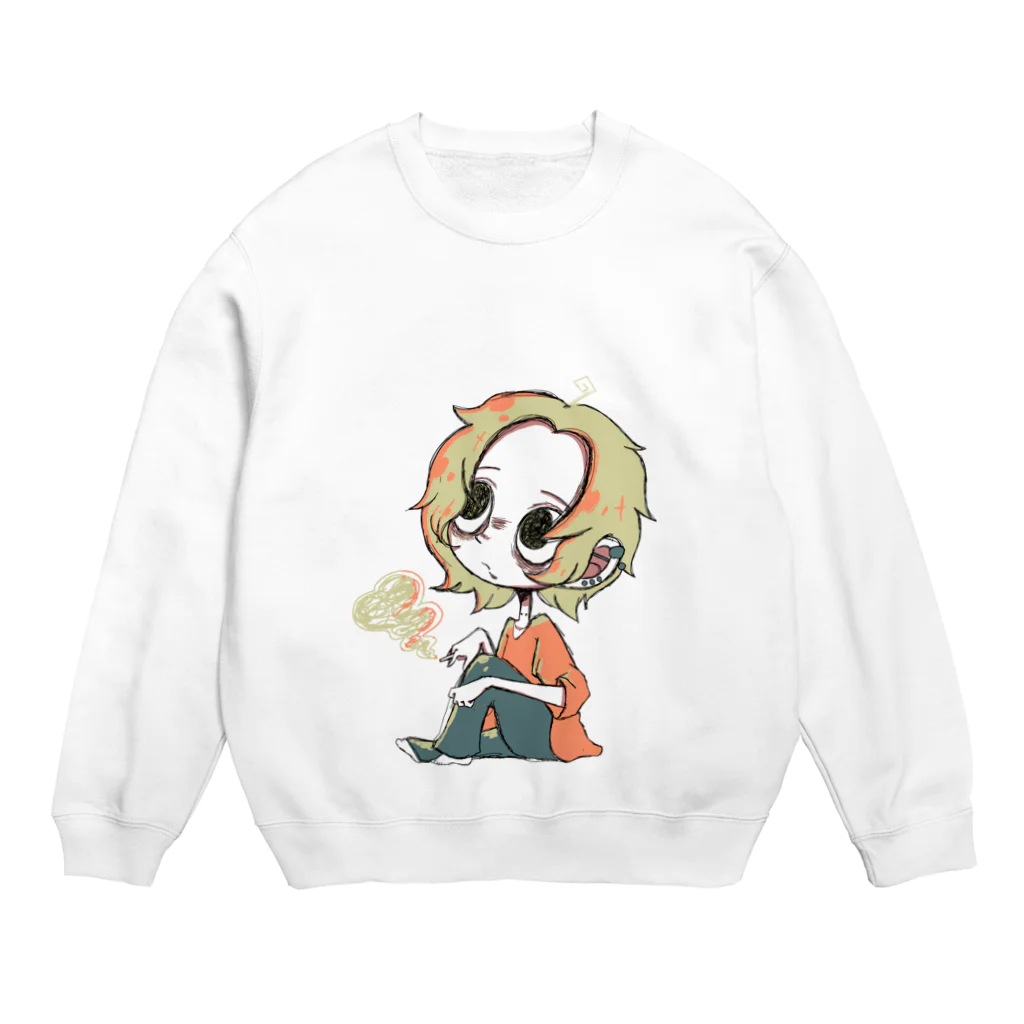 かじきのkajikino urabeya1 Crew Neck Sweatshirt