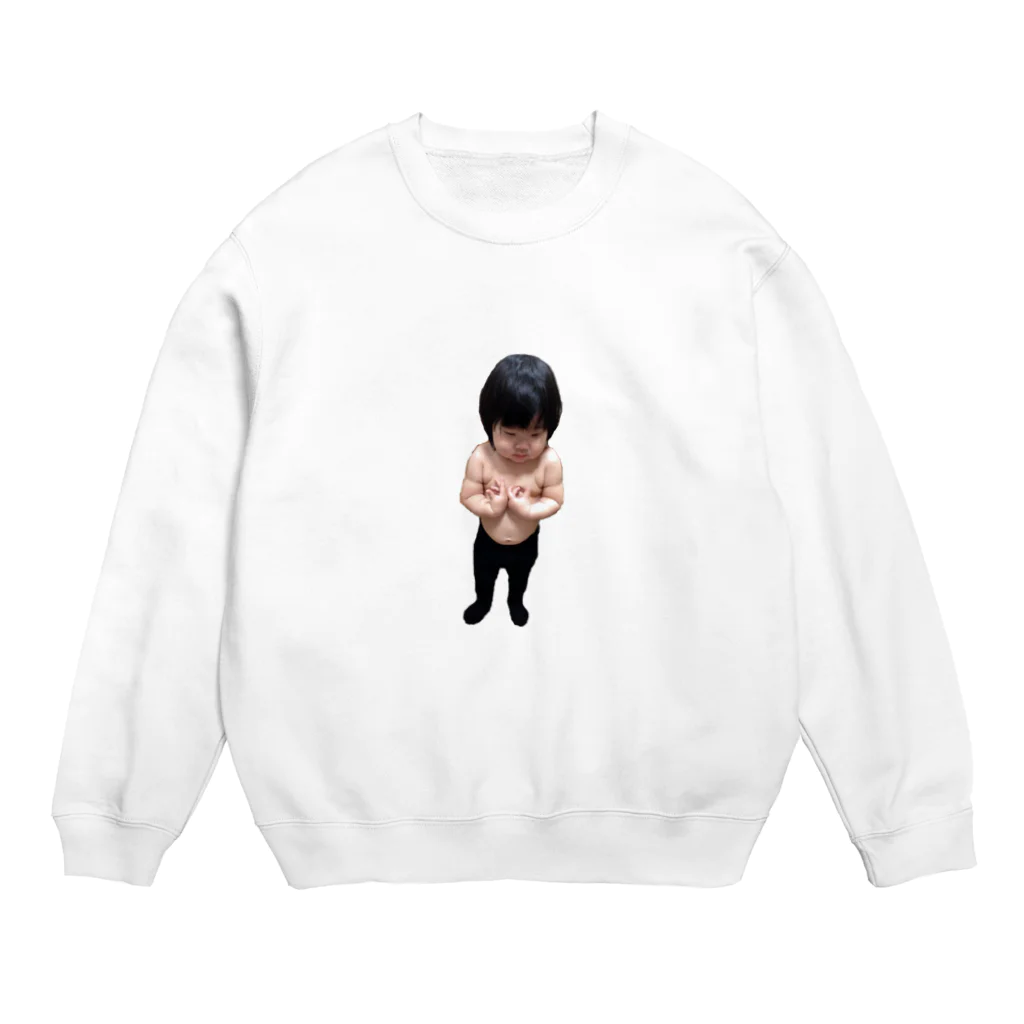 Shizuki Utsugiの(筋)肉まん Crew Neck Sweatshirt