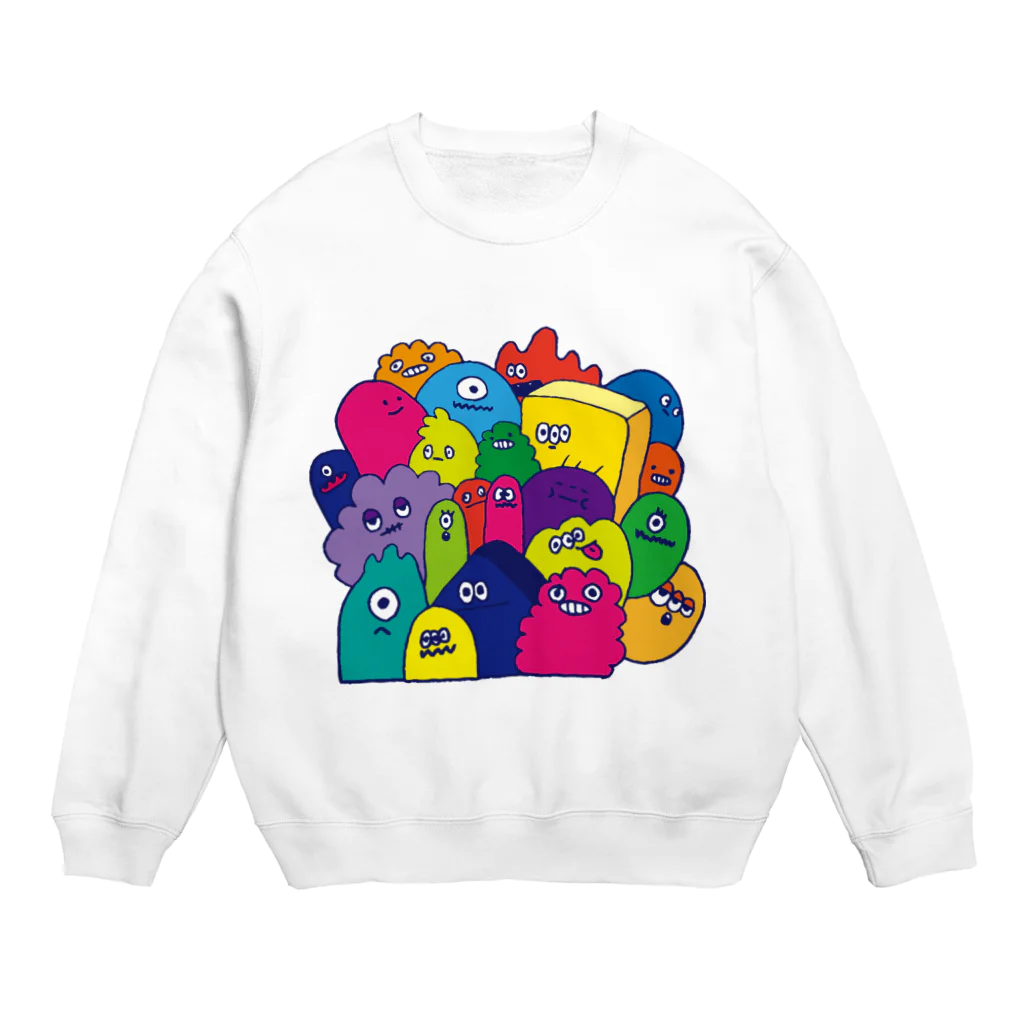 chiamiのモンスターがいっぱい Crew Neck Sweatshirt