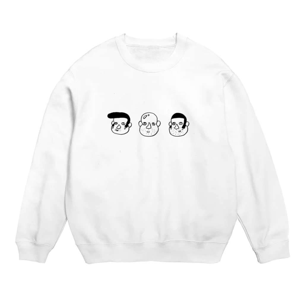 annieのさんにんのおじさん Crew Neck Sweatshirt