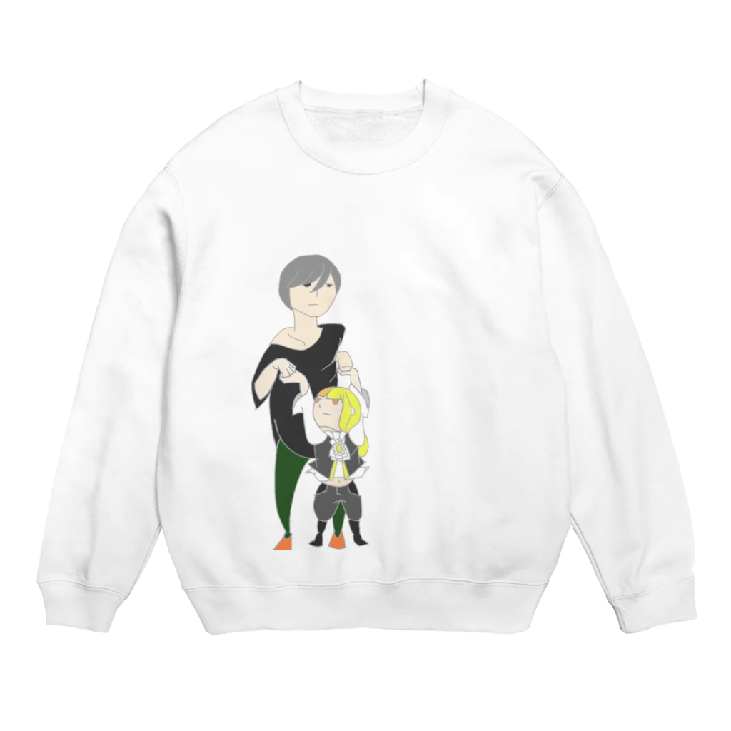 猫太の王子とチビのワルツ。 Crew Neck Sweatshirt